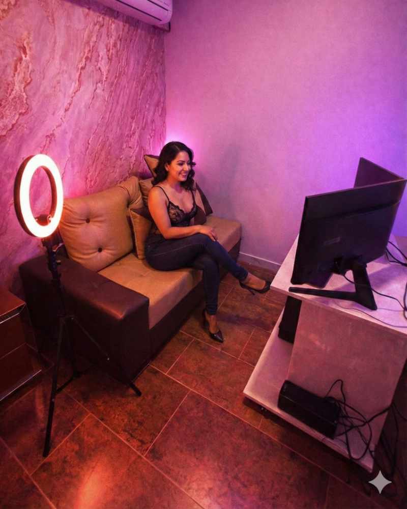 Modelo profesional de StarBlue Studio estudio webcam Cúcuta